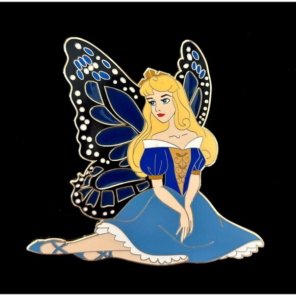 Aurora, Sleeping Beauty “Garden Fairy” Jumbo Fantasy Pin LE 20, By Pin Paladin - Picture 1 of 2